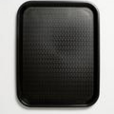 Black Plastic Serving Tray