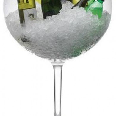 Giant Wine Glass Cooler Hire Rockingham