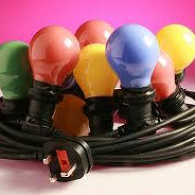 Party Lights Coloured Globes