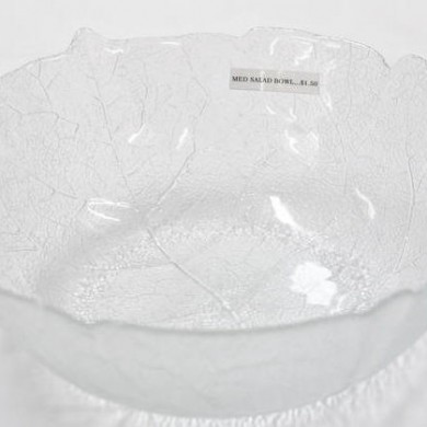 Salad Bowl Large Glass