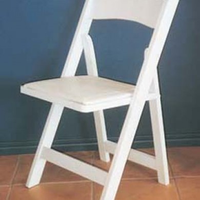 White Folding Chair