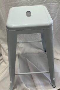 White or black stools